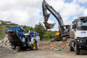 Concasseur à béton mobile LETS cofinancé par les fonds européens